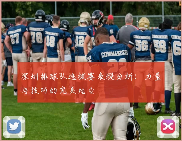 深圳排球队选拔赛表现分析：力量与技巧的完美结合